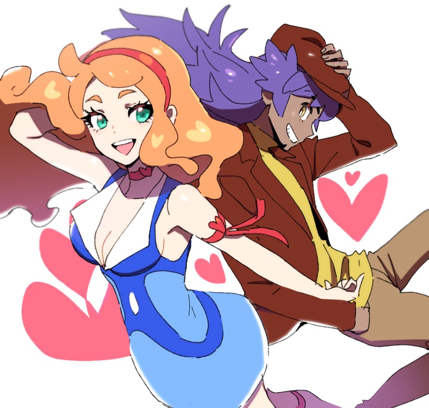 leon, sonia, and kisaragi honey (pokemon and 2 more) drawn by dede_(qwea_00000)
