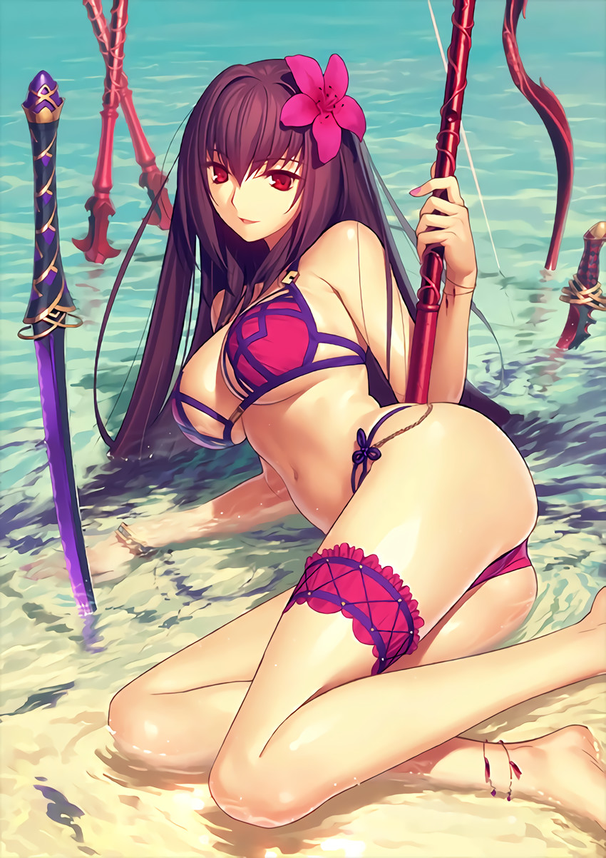 scathach (fate and 1 more) drawn by koyama_hirokazu