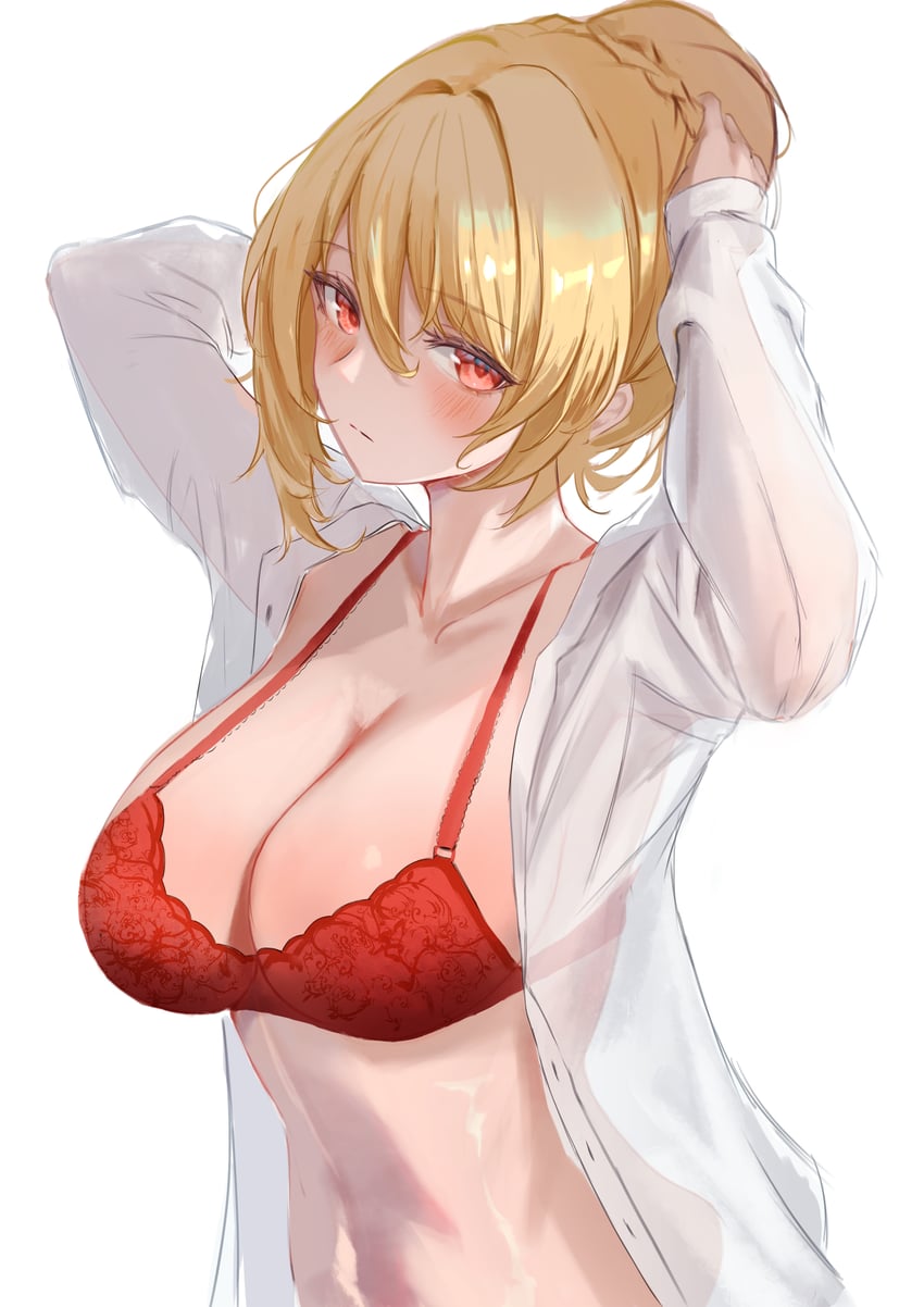 angelica rafa redgrave (otome gee sekai wa mob ni kibishii sekai desu) drawn by ann_(enye5842)