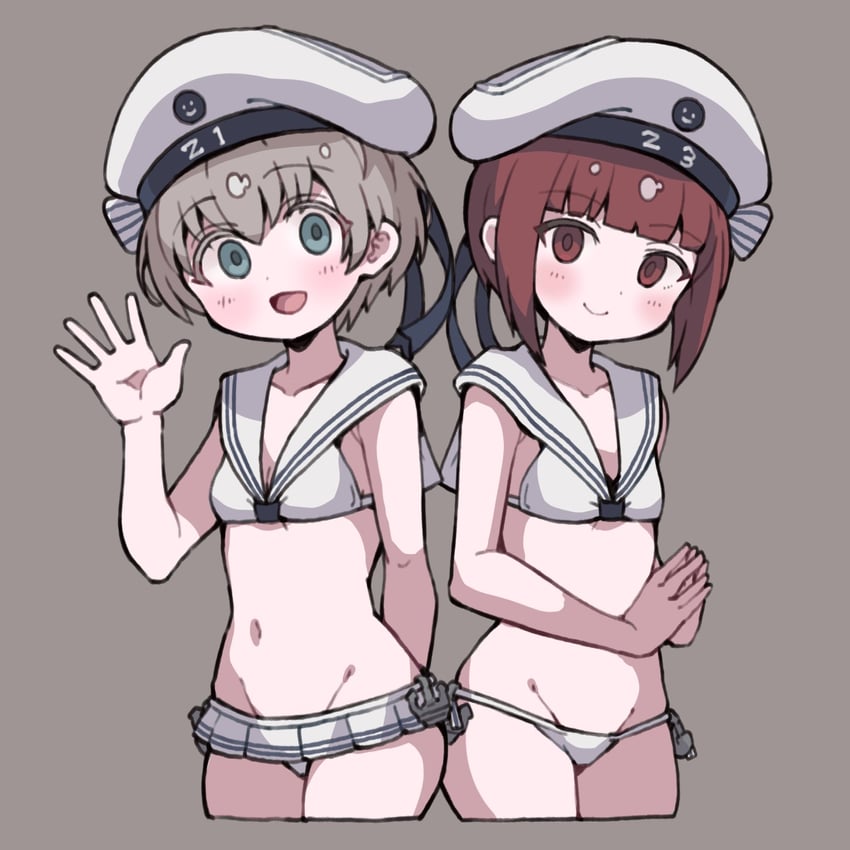z1 leberecht maass and z3 max schultz (kantai collection) drawn by es_(eisis)