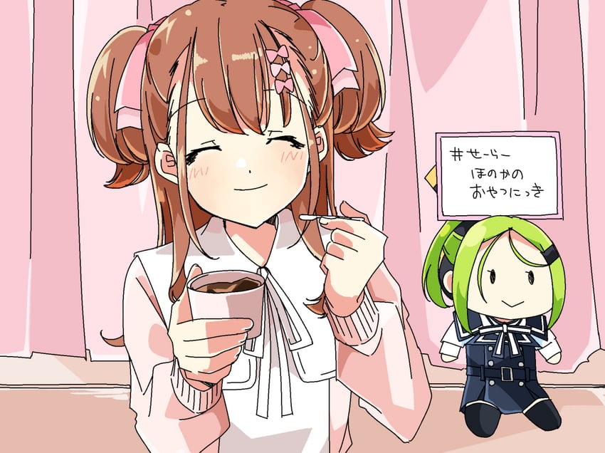 sera honoka and kiryu touko (22/7) drawn by trefle_r