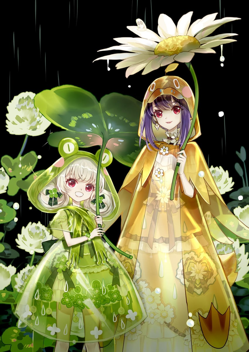 ruan miemie and miao jiujiu (bcy) drawn by xialuo_yingling