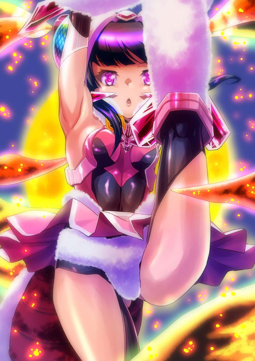 tsukuyomi shirabe and mothra (senki zesshou symphogear and 2 more) drawn by 1000_(1000mm)