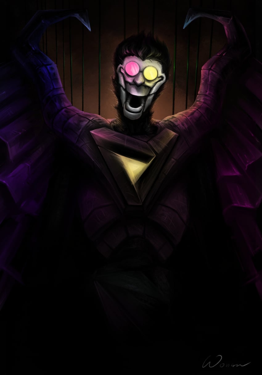 spamton g. spamton and spamton neo (deltarune) drawn by wonszuart