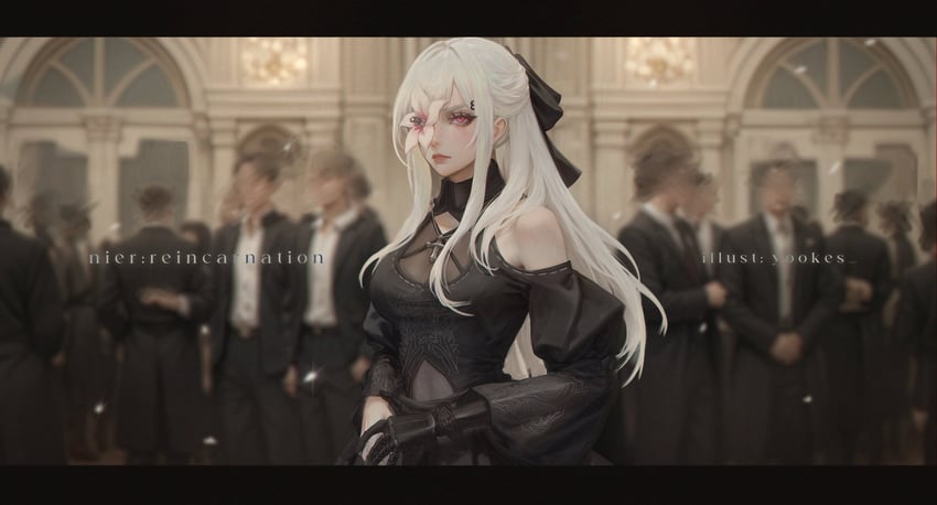 zero (nier and 3 more) drawn by yuki_lu