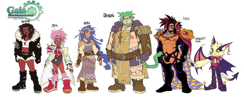 marin, jaxen, crescent-final, arinova, iris, and 2 more (original) drawn by capsule_(capsulecomputrz)