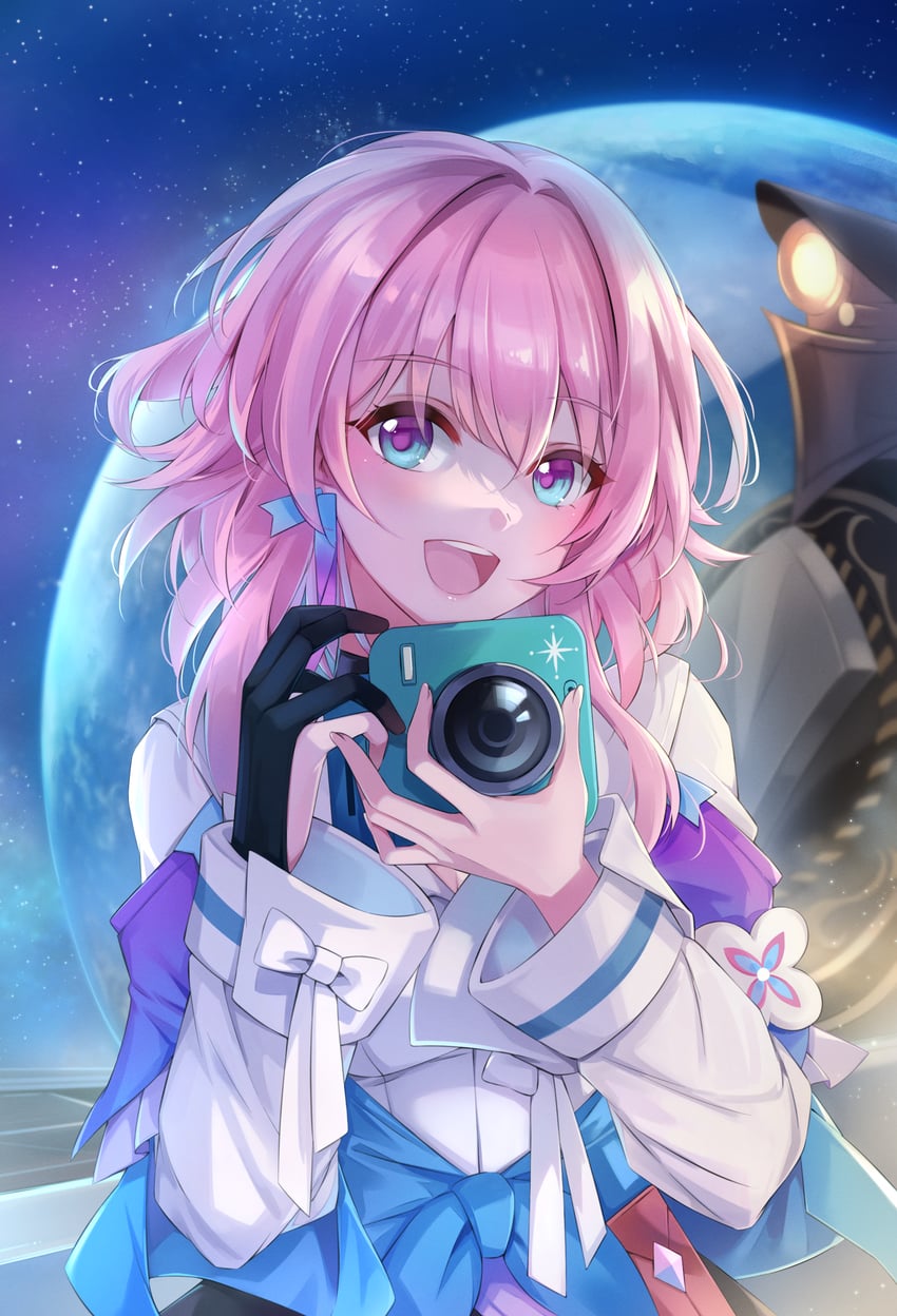 march 7th (honkai and 1 more) drawn by nia_(leafunia)