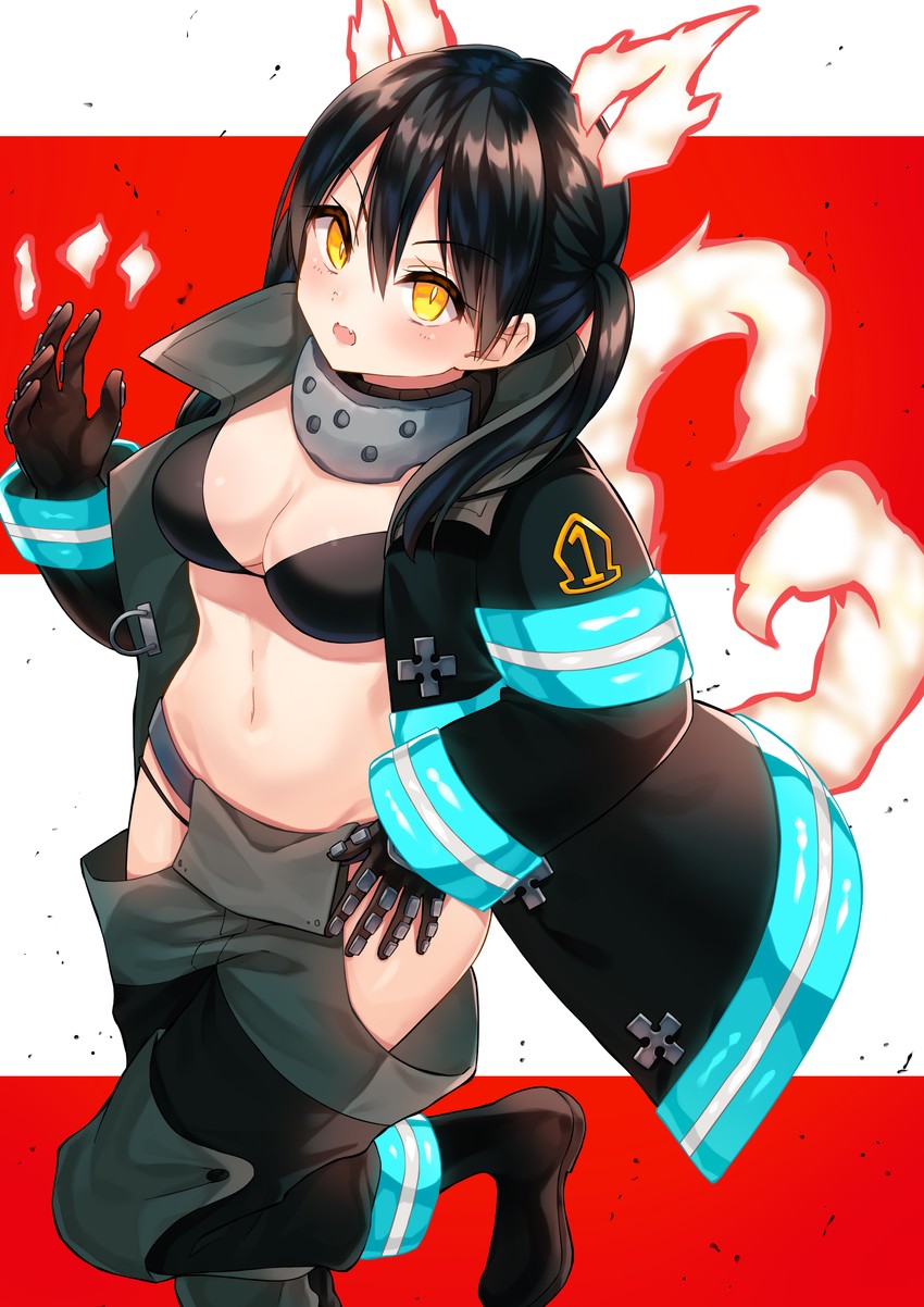 tamaki kotatsu (en'en no shouboutai) drawn by shelty_(childcatshiorin)
