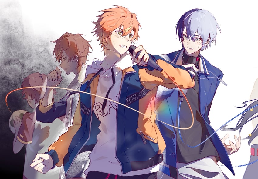 shinonome akito and aoyagi touya (project sekai) drawn by soichi_(soichicey)