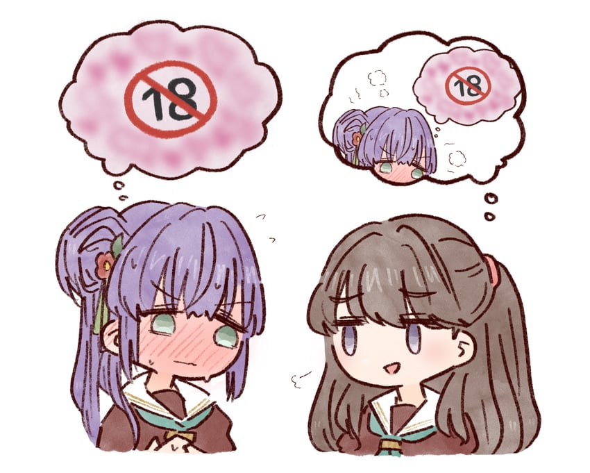 fujishima megumi and otomune kozue (love live! and 1 more) drawn by mashikaku_(ma4kaku10fu)