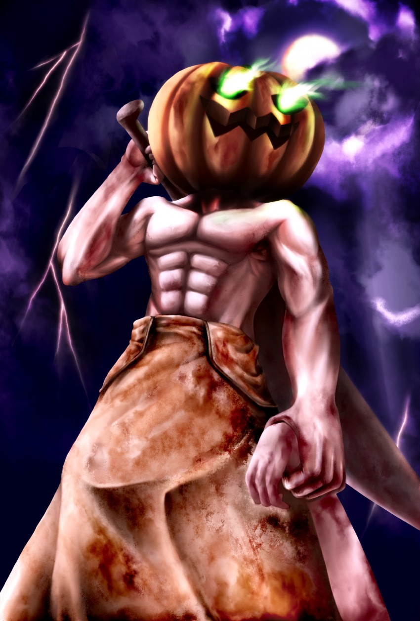 pyramid head (silent hill and 1 more) drawn by luke_c