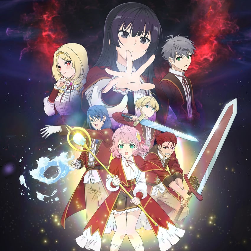 yumiella dolkness, eleanora hillrose, patrick ashbaton, alicia ehnleit, oswald grimsarde, and 2 more (akuyaku reijou level 99: watashi wa ura-boss desu ga maou dewa arimasen)