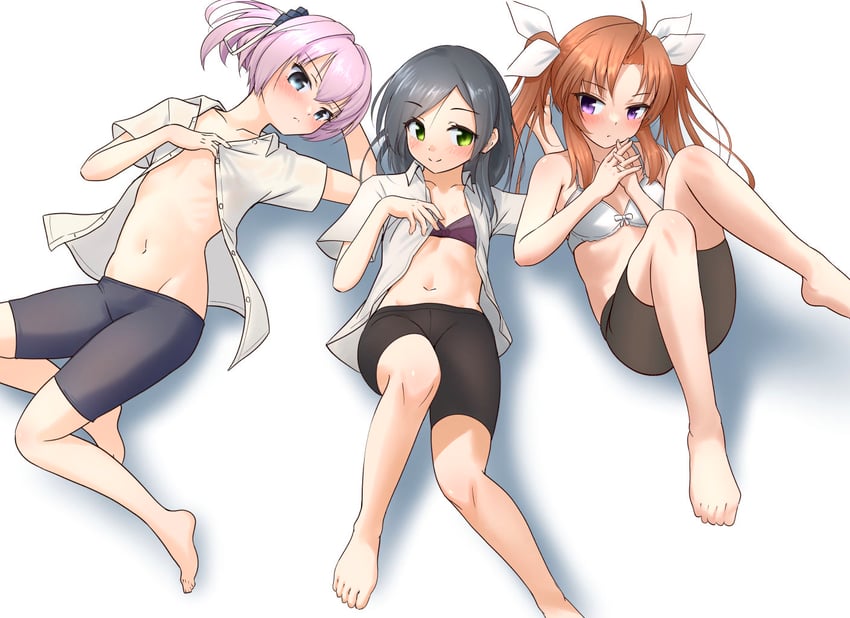 shiranui, kagerou, kuroshio, kagerou kai ni, and shiranui kai ni (kantai collection) drawn by ray.s