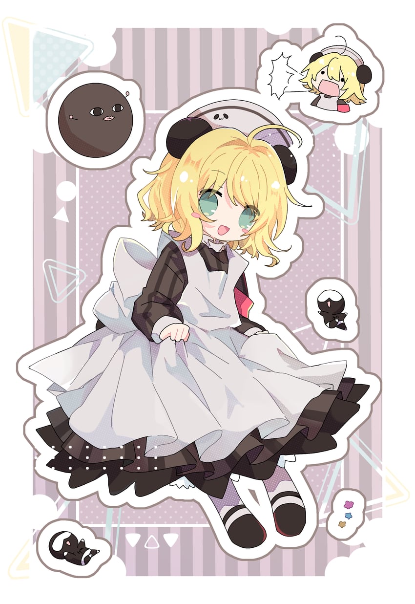 piyoko and nazo gema (di gi charat) drawn by sakana_nosuke