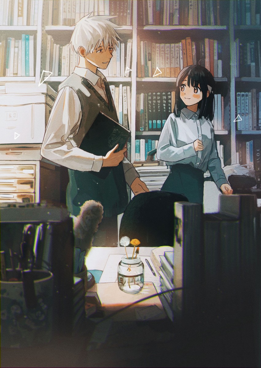 sendawara ichika and yurugi akifumi (tsuka no ma no ichika) drawn by tadano_natsu