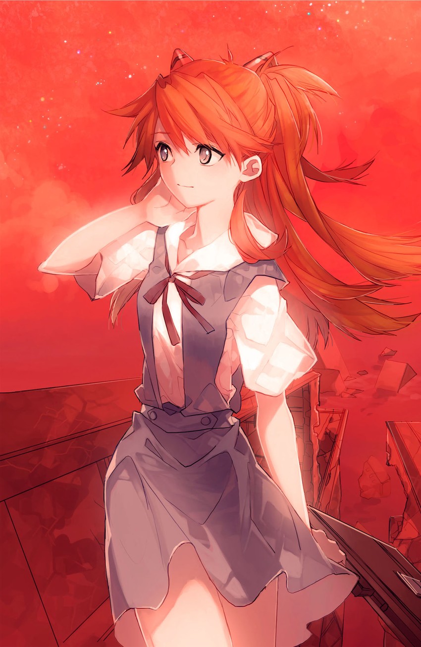 souryuu asuka langley (neon genesis evangelion) drawn by kimijima_(kimijima0301)