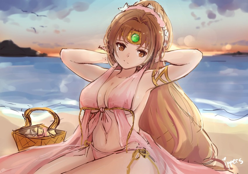 linde (fire emblem and 2 more) drawn by ippers