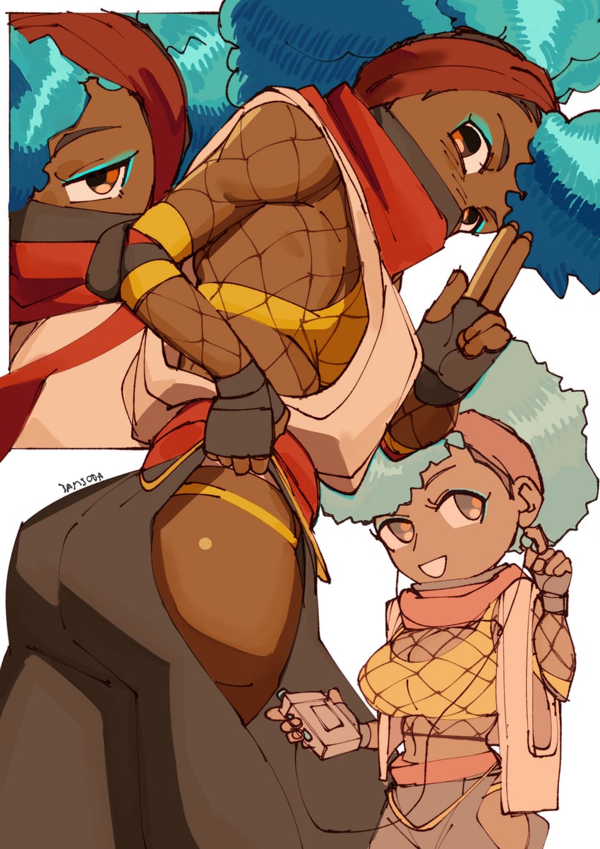kimberly jackson (street fighter and 1 more) drawn by 3amsoda