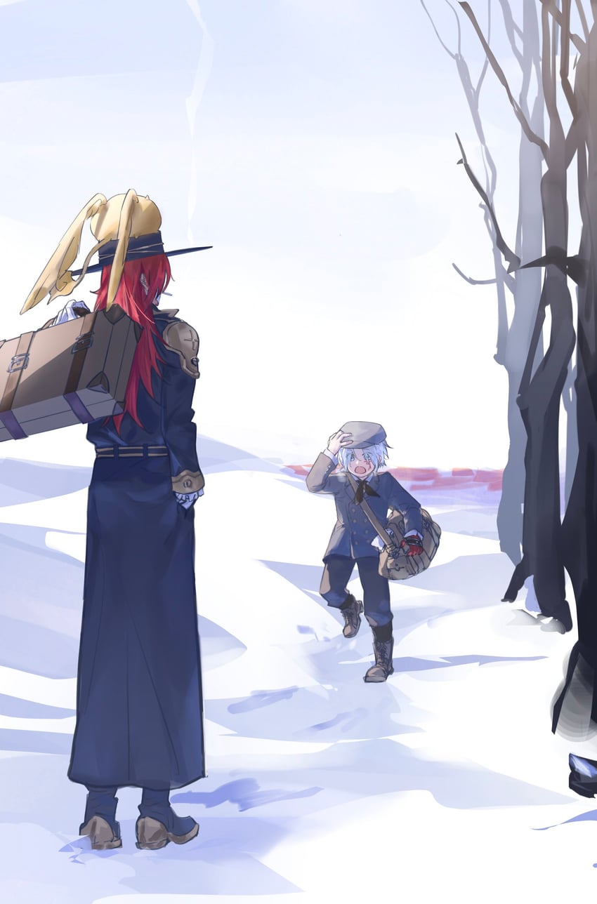 allen walker, timcanpy, and cross marian (d.gray-man) drawn by kllmsshyd