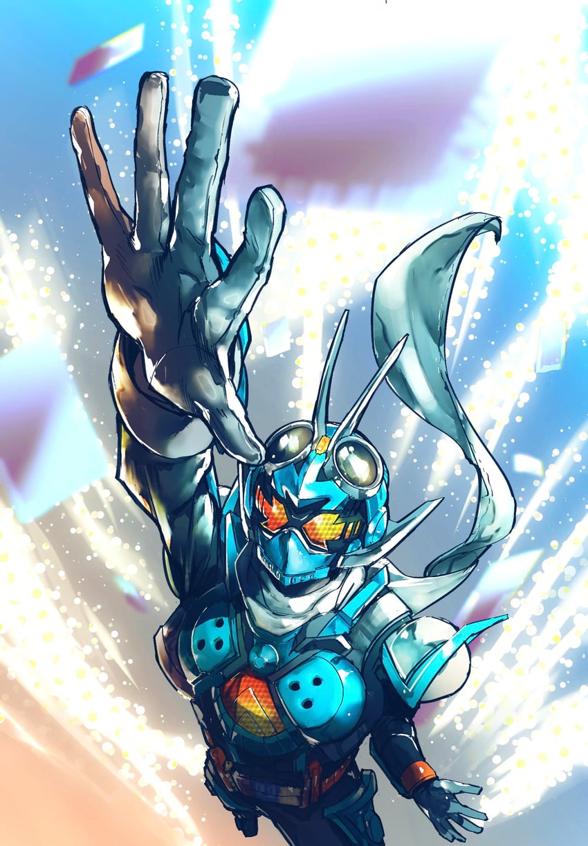 kamen rider gotchard (kamen rider and 1 more) drawn by murasaki_no_ryuuki