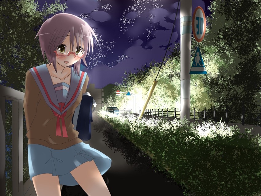 nagato yuki (suzumiya haruhi no yuuutsu and 1 more) drawn by pachecomcom