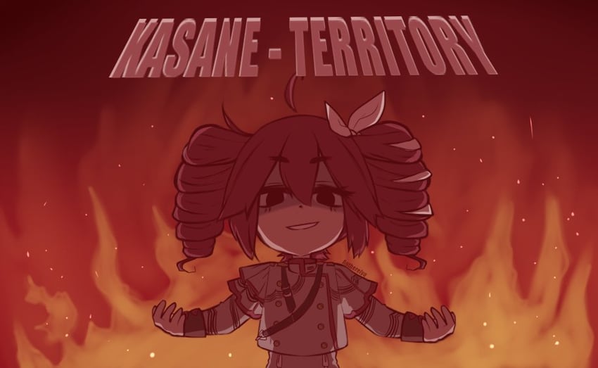 kasane teto (utau and 2 more) drawn by yoheit