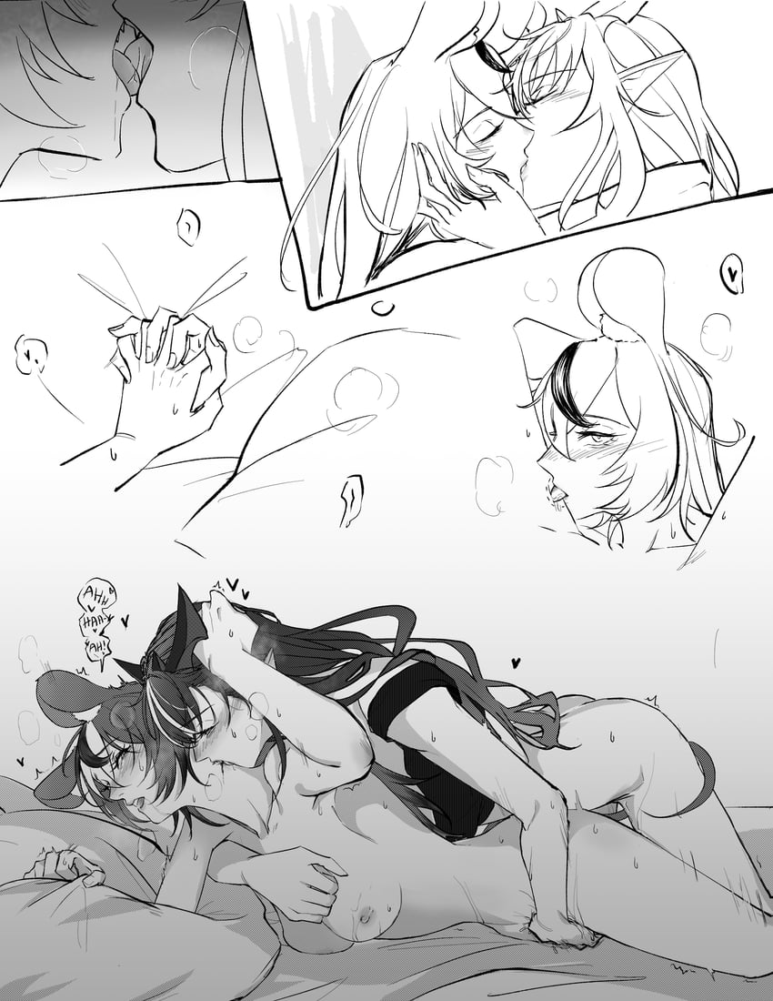 hakos baelz and irys (hololive and 1 more) drawn by notziegler