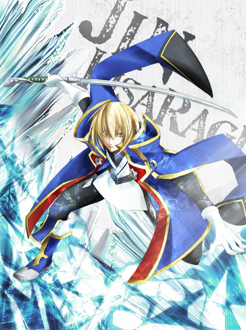jin kisaragi (blazblue) drawn by peche