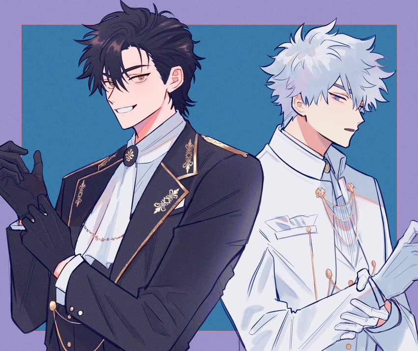 cheng xiaoshi and lu guang (shiguang dailiren) drawn by zariganihouse