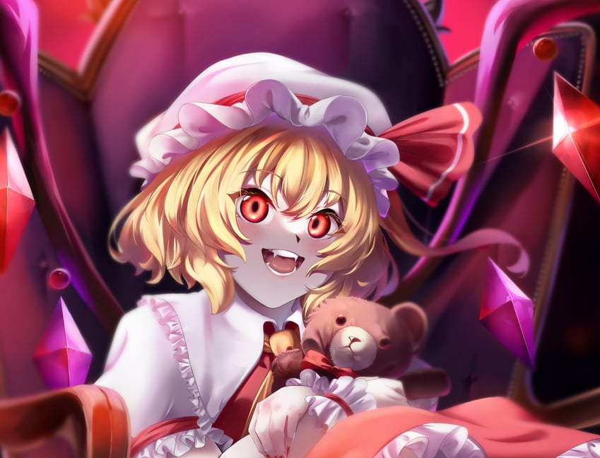 flandre scarlet (touhou) drawn by yujin_(kanouyuuto-0423)
