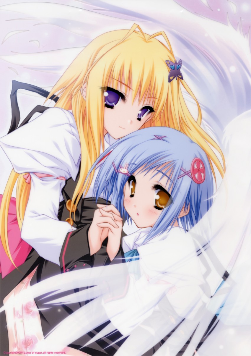 kisaragi mifuyu and takanashi yumina (tayutama) drawn by moekibara_fumitake
