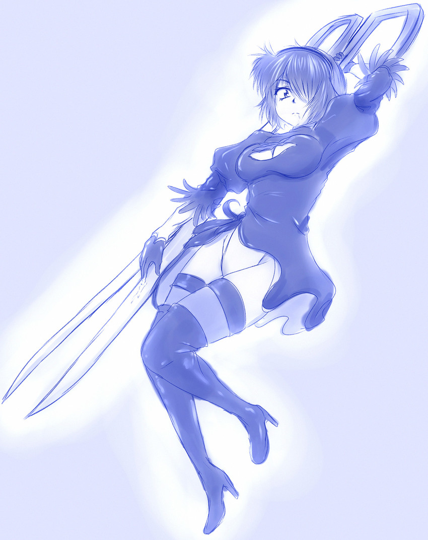 2b and urabe mikoto (nier and 2 more) drawn by viperxtr