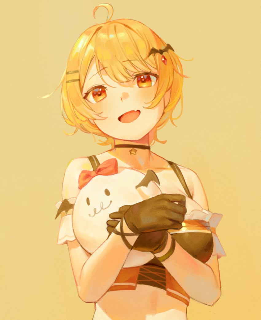 yozora mel and obake-chan (hololive) drawn by frikulu