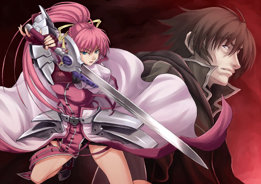 signum, laevatein, and zest grangeitz (lyrical nanoha and 1 more) drawn by nakayama_yukiji