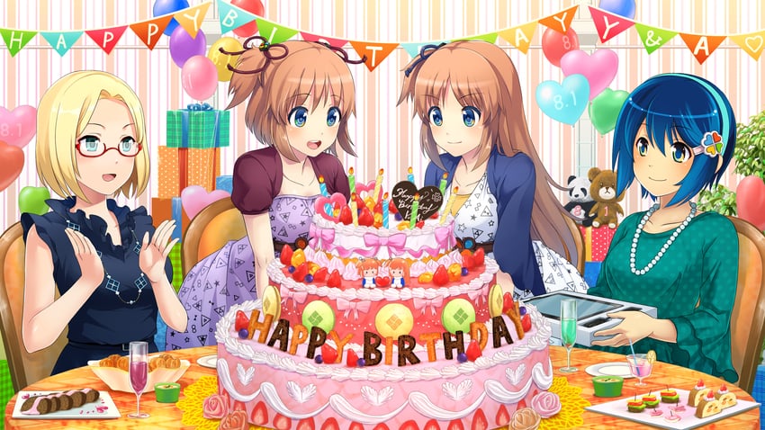 madobe nanami, claudia madobe, madobe yuu, and madobe ai (os-tan and 4 more)