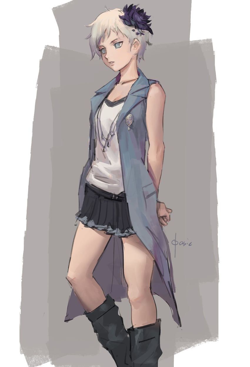 phi (kyokugen dasshutsu and 1 more) drawn by qosic