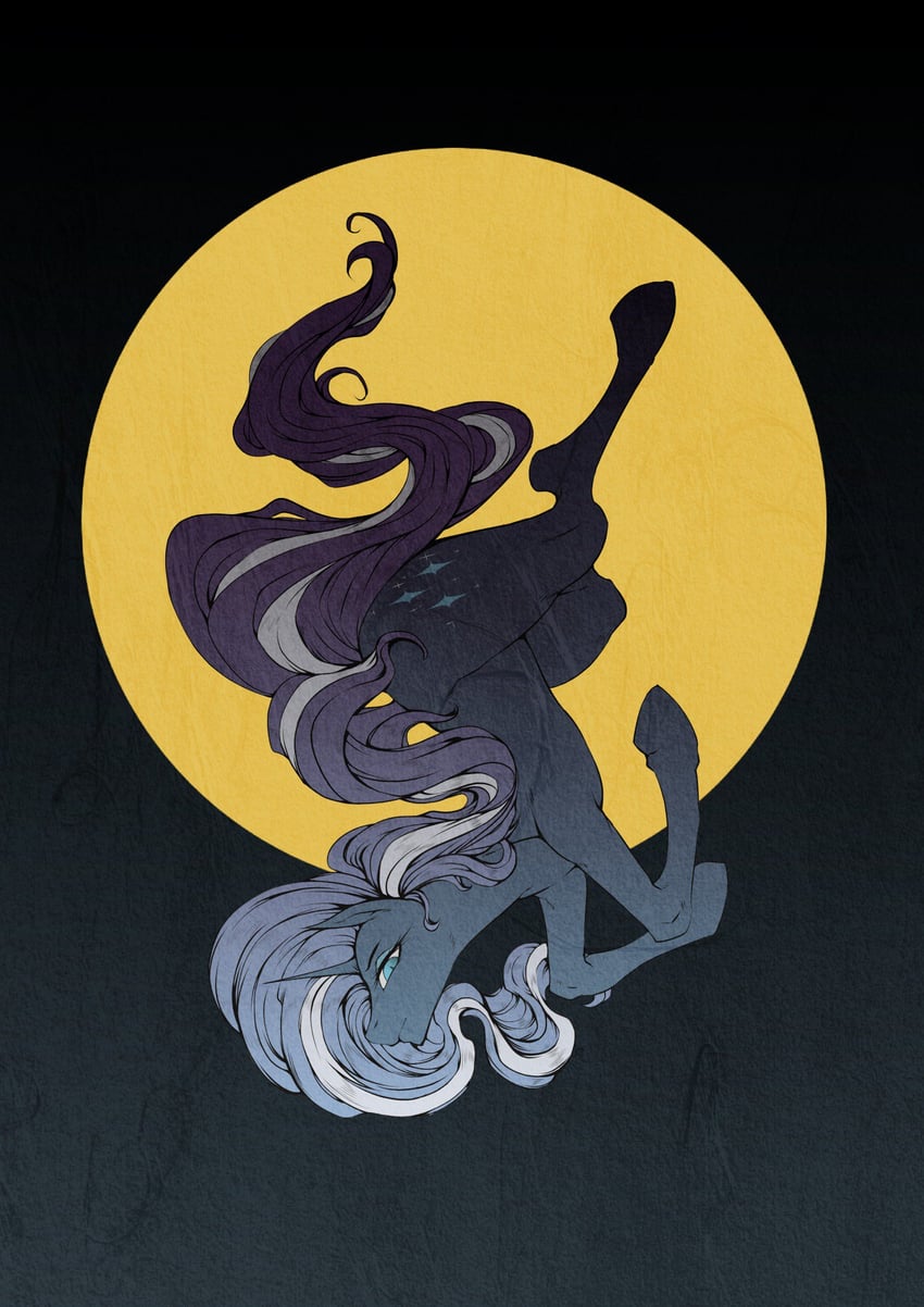 rarity and nightmare rarity (my little pony and 1 more) drawn by doctor_d1210