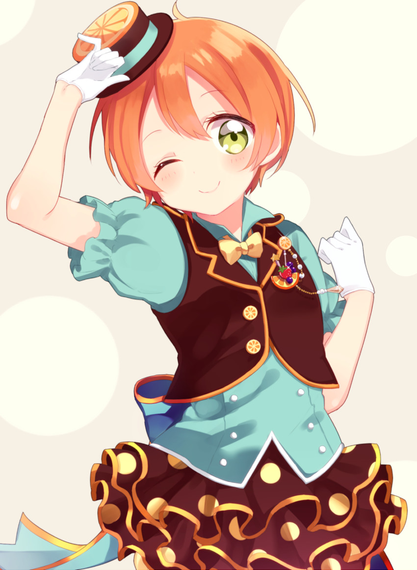 hoshizora rin (love live! and 2 more) drawn by komachi_pochi