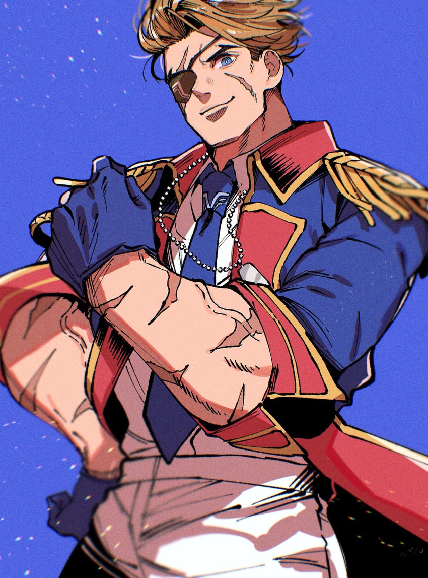 luke sullivan (street fighter and 1 more) drawn by kastrachang