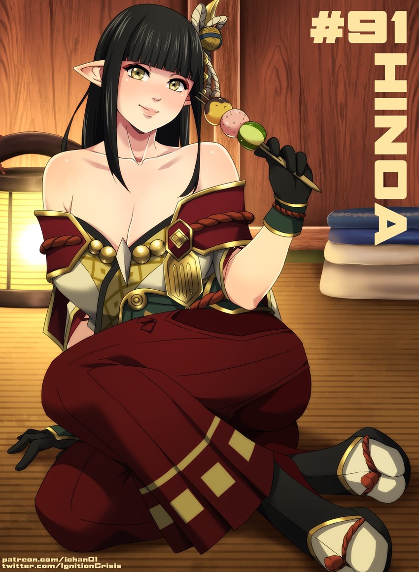 hinoa (monster hunter and 1 more) drawn by sgt_crisis