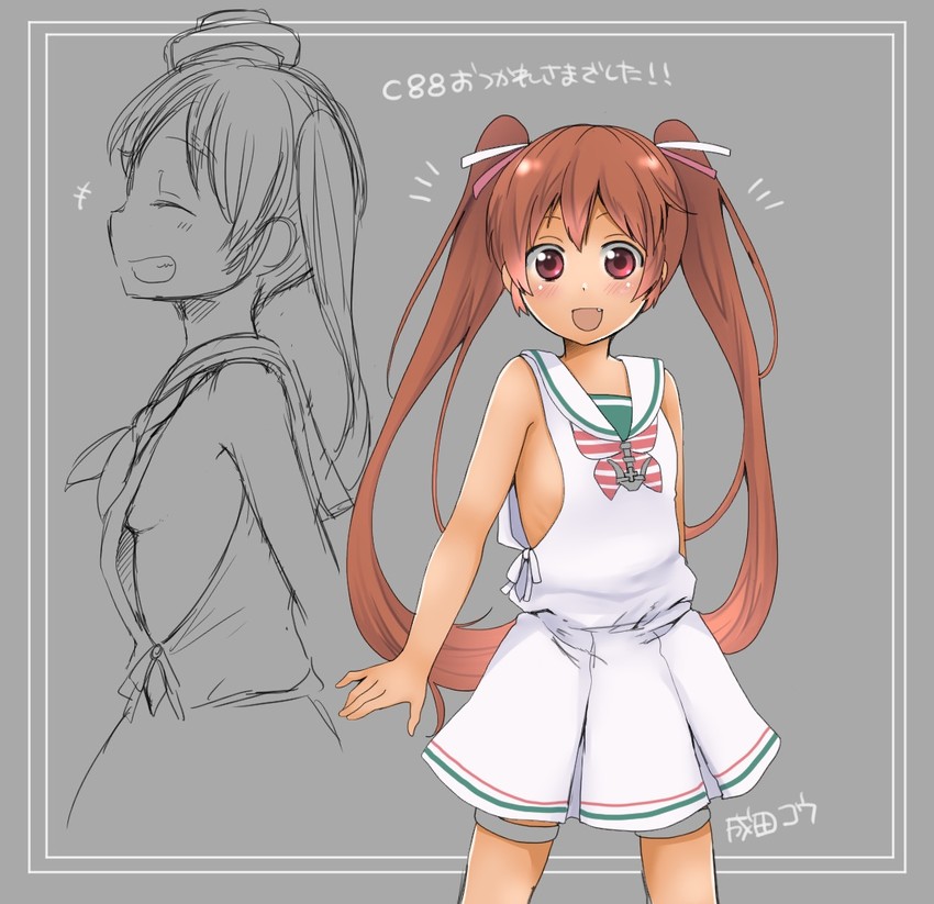 libeccio (kantai collection) drawn by narita_kou