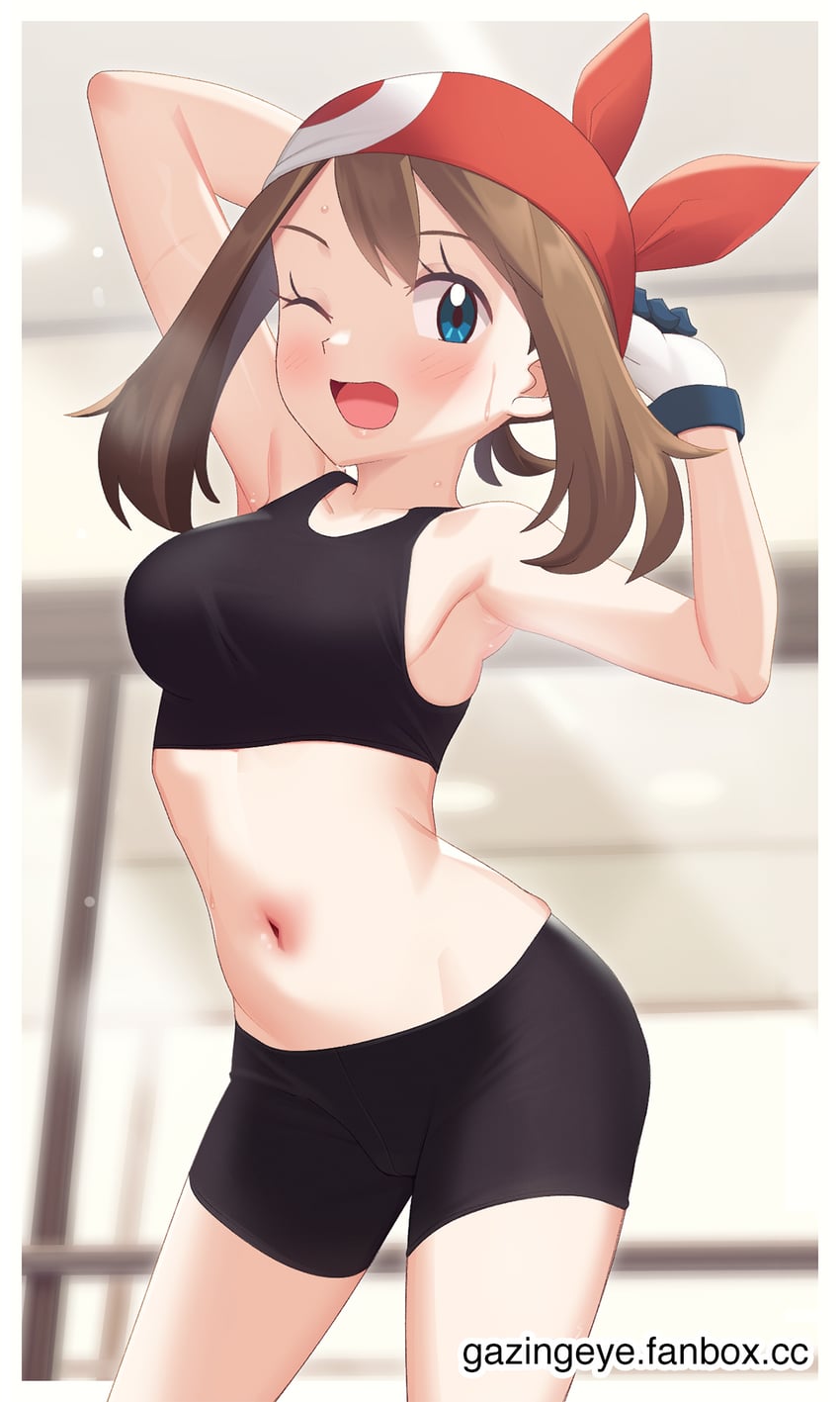 may (pokemon and 1 more) drawn by gazing_eye