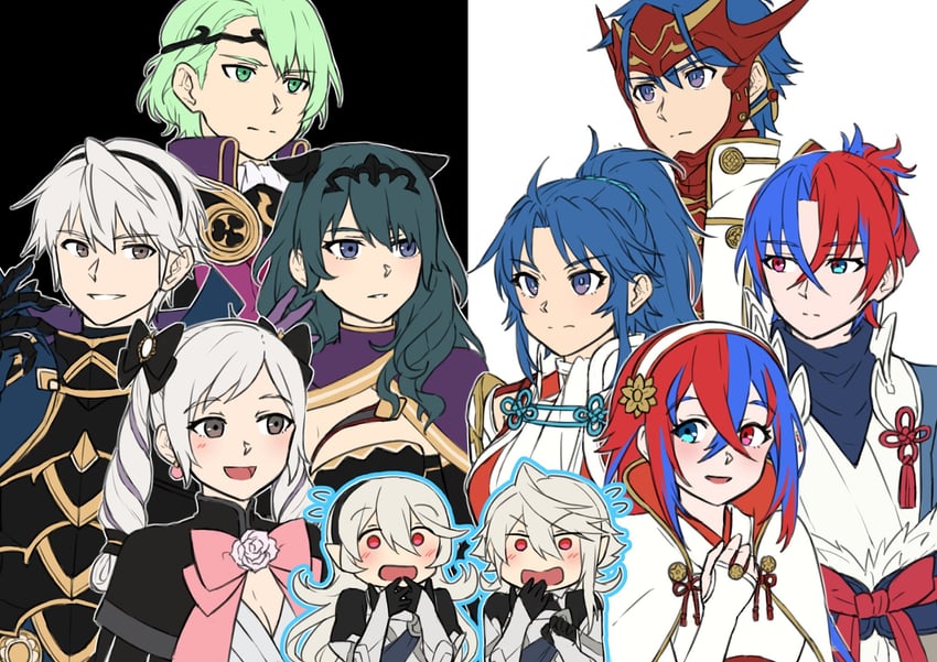 female byleth, female corrin, female robin, camilla, male robin, and 13 more (fire emblem and 5 more) drawn by zuzu_(ywpd8853)