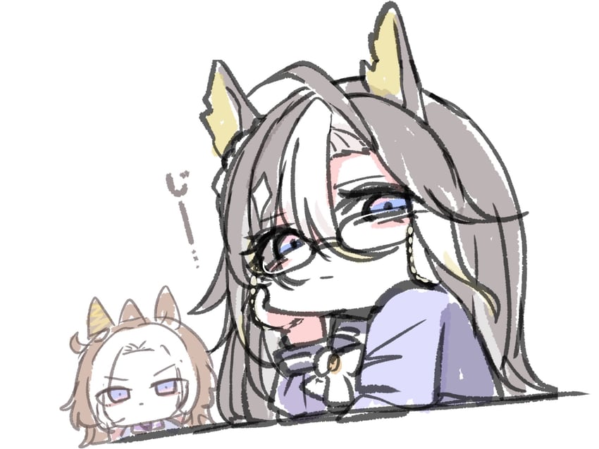 orfevre and dream journey (umamusume) drawn by kawamochi_(tddm3573)