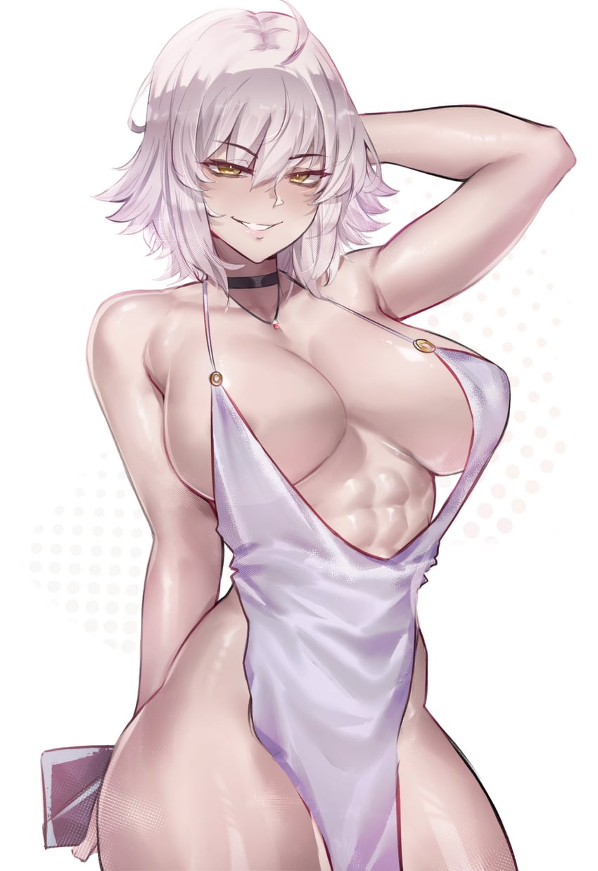 jeanne d'arc alter (fate and 1 more) drawn by deccatezu