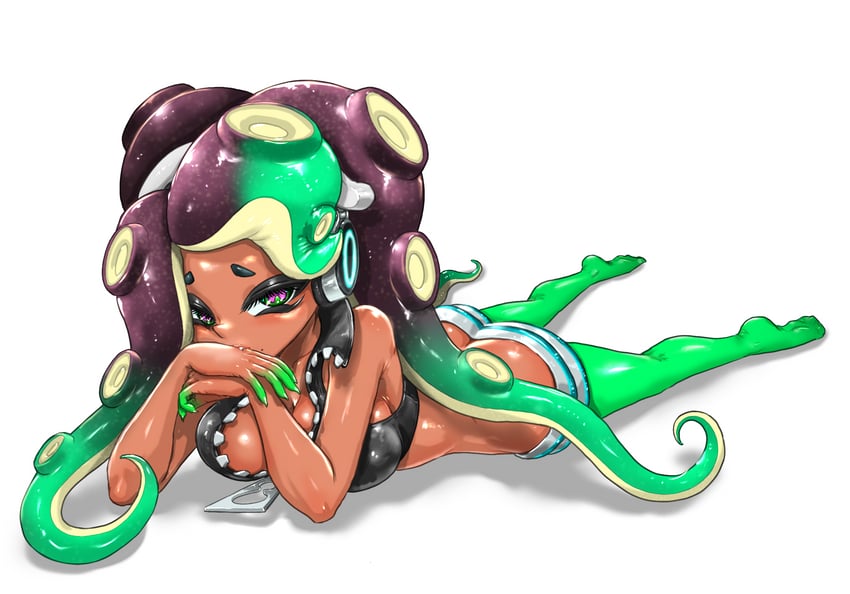 marina (splatoon and 1 more) drawn by koharu2.5
