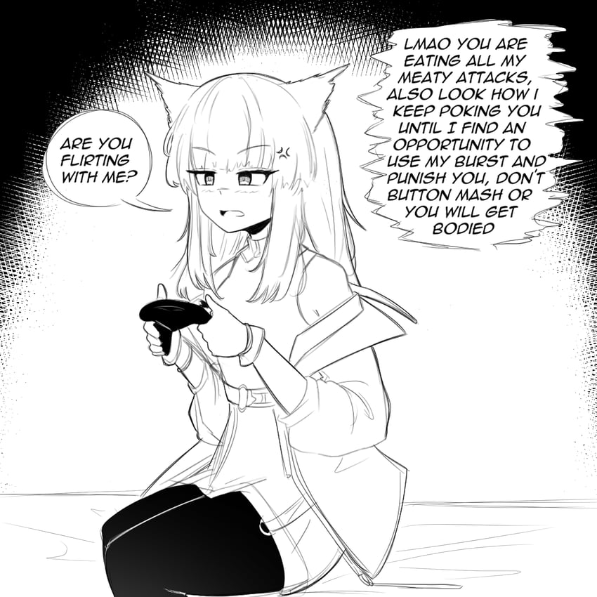 perlica (arknights and 1 more) drawn by apis_mellifera