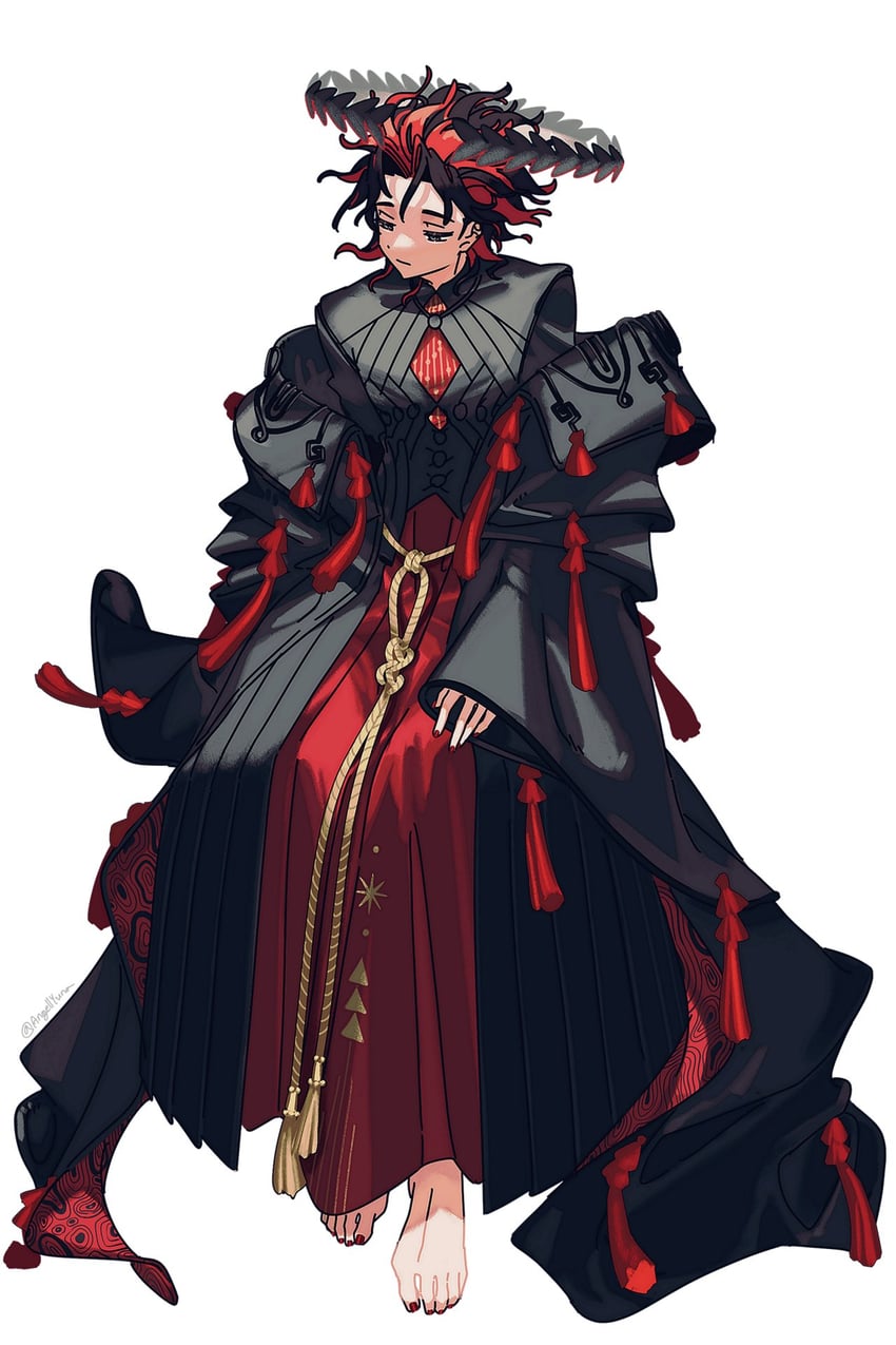 dante alighieri (fate and 1 more) drawn by angellyuna