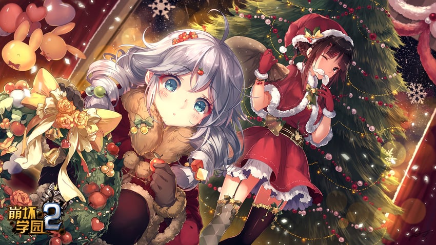 kiana kaslana and raiden mei (honkai and 1 more) drawn by kieta