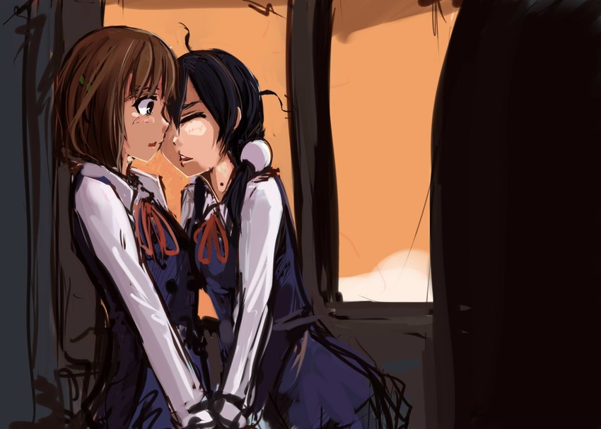 kitashirakawa tamako and tokiwa midori (tamako market) drawn by panties_(pantsu-pirate)